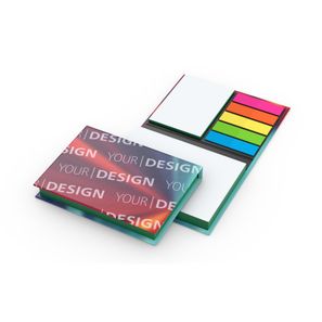 Haftnotiz-Set Wien Bookcover White Bestseller, matt-individuell, Farbschnitt grün