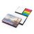 Haftnotiz-Set Wien Bookcover White Bestseller, gloss-individuell, Farbschnitt schwarz (Bild 2)