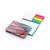 Haftnotiz-Set Budapest Bookcover White Bestseller, gloss-individuell, Farbschnitt blau