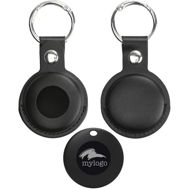 LifeTag mit Ledertasche Schlüsselanhänger