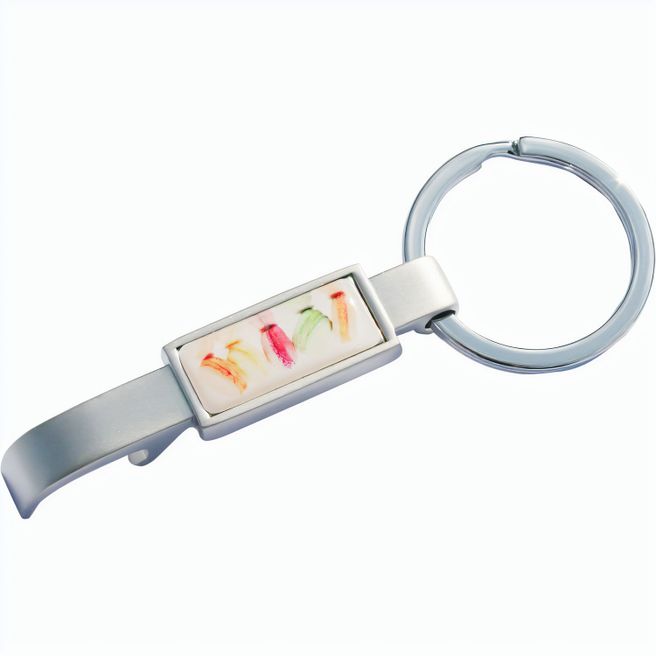 RECTOBOTTLE Schlüsselanhänger Chrome matt
