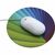Mousepad QUADRO-pad, Form Circle 1,   200 mm Durchmesser, 1,5 mm dick (Bild 2)