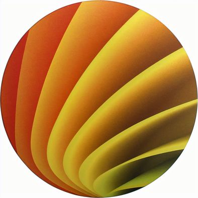 Mousepad QUADRO-pad, Form Circle 1,   200 mm Durchmesser, 1,5 mm dick