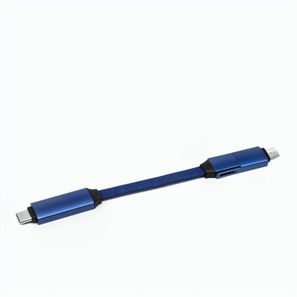 2 in 1 Alu Magnetisches Schlüsselanhänger Ladekabel