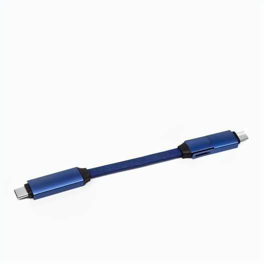 2 in 1 Alu Magnetisches Schlüsselanhänger Ladekabel (Bild 1)