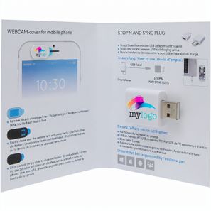 Security Set 1 STOP'N and Sync Stecker & Smartphone Webcam Cover