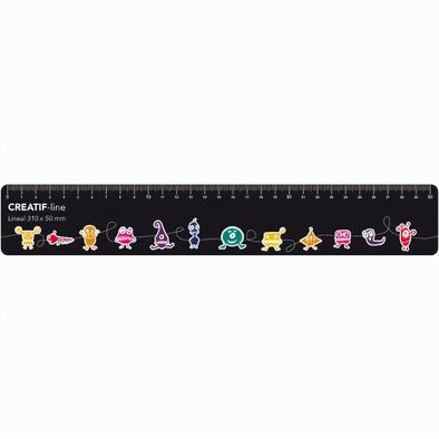 Produktabbildung Creatif-Lineal 310 x 50 mm beidseitig bedruckt 0,4 mm dick Creatif-Lineal 310 x 50 mm beidseitig bedruckt 0,4 mm dick