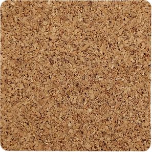 Steinpapier Kork Untersetzer 100 x 100 mm , ca. 4,3 mm dick