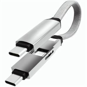 2 in 1 Alu Magnetisches Schlüsselanhänger Ladekabel