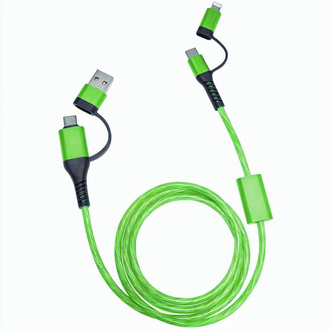 ALU FLOW LED 4 in 1 Schnelladekabel