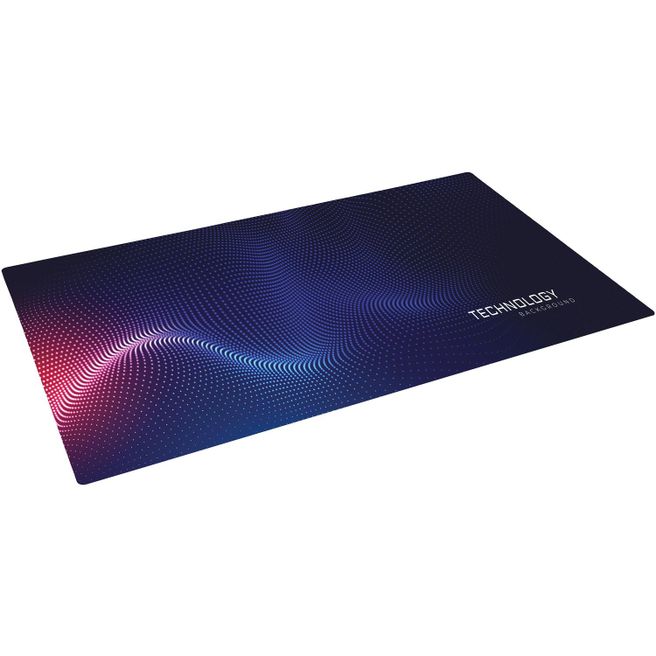 TEXTIL Gaming -pad 600 x 400 x 2,5 mm Rand weiss vernäht