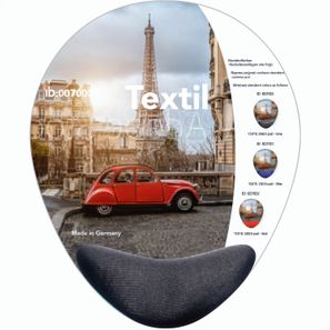 ERGO-pad Memoryschaum Textil, HB grau