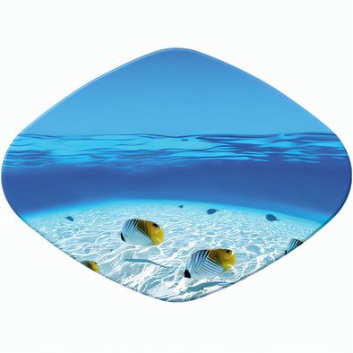 Mousepad QUADRO-pad, Form Diamond, 240 x 175 mm, 1,5 mm dick