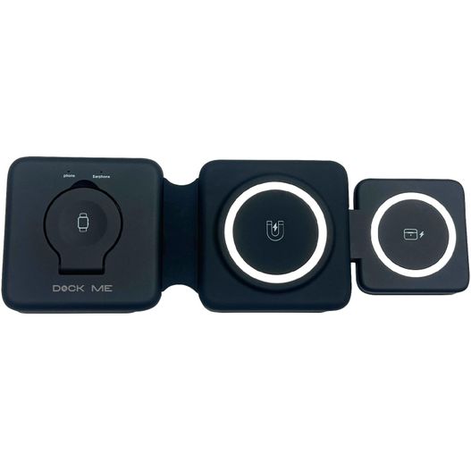 3 in 1 Qi Charging Station 15W Faltbar (Bild 1)