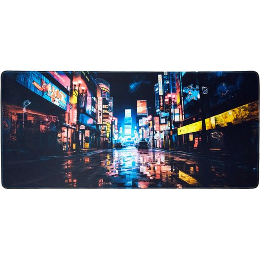 TEXTIL Gaming -pad 900 x 400 x 2,5 mm Rand weiss vernäht (Bild 1)