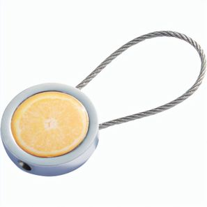 ROUNDSTRING Schlüsselanhänger Chrome matt