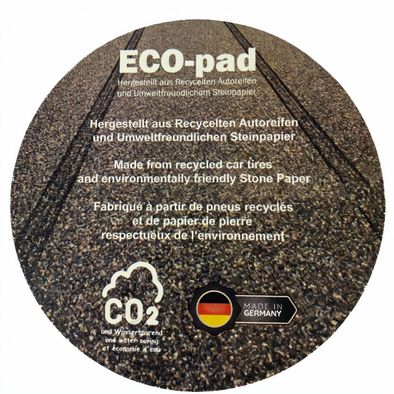 Produktabbildung ECO-pad, Untersetzer 100 mm rund , ca. 2 mm dick ECO-pad, Untersetzer 100 mm rund , ca. 2 mm dick