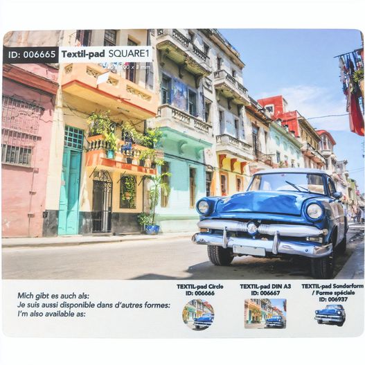 Produktabbildung TEXTIL-pad 200 x 240 x 3 mm TEXTIL-pad 200 x 240 x 3 mm (Bild 1)