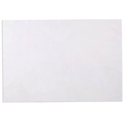RPET Mikrofasertuch 250 g Fotodruck Format 29,7 x 19,8 cm Zickzack-Schnitt