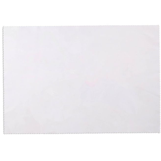 RPET Mikrofasertuch 250 g Fotodruck Format 29,7 x 19,8 cm Zickzack-Schnitt