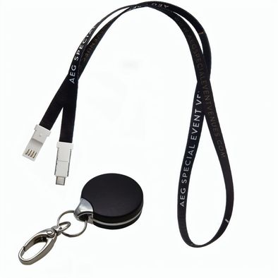 Produktabbildung CIRCLE 3 in 1 Lanyard-Ladekabel mit Sicherheitsverschluss CIRCLE 3 in 1 Lanyard-Ladekabel mit Sicherheitsverschluss