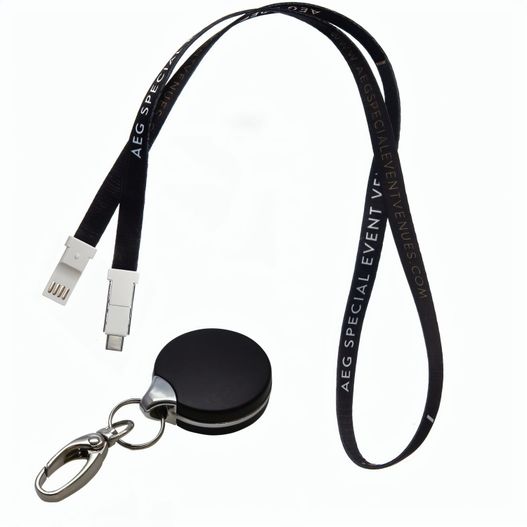 Produktabbildung CIRCLE 3 in 1 Lanyard-Ladekabel mit Sicherheitsverschluss CIRCLE 3 in 1 Lanyard-Ladekabel mit Sicherheitsverschluss (Bild 1)
