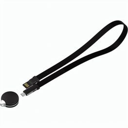 CIRCLE 3 in 1 Lanyard-Ladekabel mit Sicherheitsverschluss