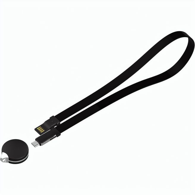 Produktabbildung CIRCLE 3 in 1 Lanyard-Ladekabel mit Sicherheitsverschluss CIRCLE 3 in 1 Lanyard-Ladekabel mit Sicherheitsverschluss