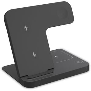 Faltbare 3 in 1 Qi-Ladestation 15W