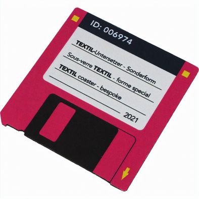 Produktabbildung TEXTIL Untersetzer Sonderform innerhalb 100 x 100 x 3 mm TEXTIL Untersetzer Sonderform innerhalb 100 x 100 x 3 mm