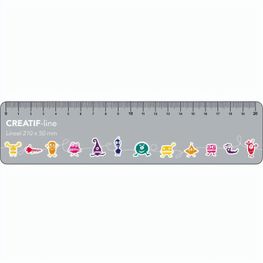 Creatif-Lineal 210 x 50 mm 1-seitig bedruckt