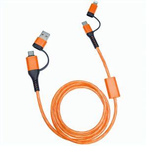 ALU FLOW LED 4 in 1 Schnelladekabel