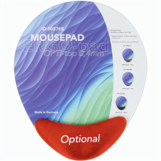 ERGO-pad Memoryschaum Quadro OPTI-top, HB Rot (Bild 1)