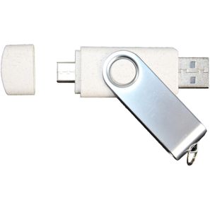 USB Stick 3.0 Eco-Twister 2 in 1 Weizenstroh