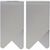 Büroklammer/Clip Wingclip Beidseitig [100er Pack] (Bild 1)