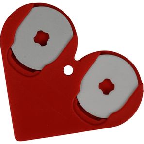 Einkaufswagenchiphalter 2 Hearts