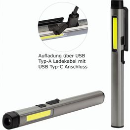 Produktabbildung Aufladbare LED Leuchte "Profi Inspection Light UV 200 L" Aufladbare LED Leuchte "Profi Inspection Light UV 200 L"