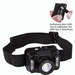 Produktabbildung Aufladbare LED Stirnleuchte mit Sensorfunktion "Focus Head Light Charge 220 L" Aufladbare LED Stirnleuchte mit Sensorfunktion "Focus Head Light Charge 220 L"