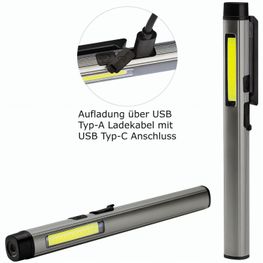 Produktabbildung Aufladbare LED Leuchte "Profi Inspection Light Laser 200 L" Aufladbare LED Leuchte "Profi Inspection Light Laser 200 L"