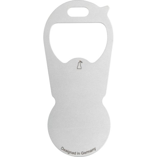 ein flaschenöffner mit weißem griff EINKAUFSWAGENLÖSER duo (Bild 1)