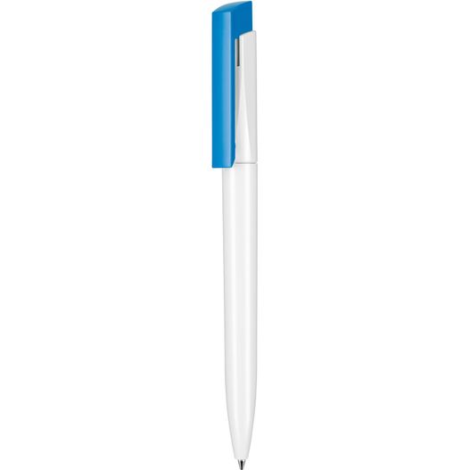 ein stift mit blauer spitze auf weißem hintergrund Kugelschreiber FRESH (Bild 1)
