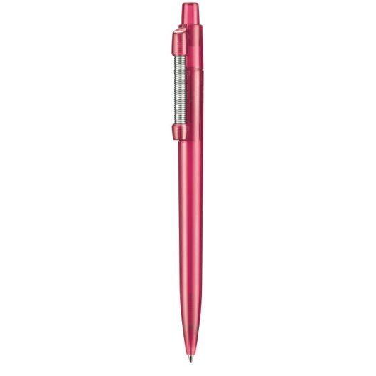 einen pinken stift mit einer metallspitze und einer metallspitze Kugelschreiber STRONG TRANSPARENT (Bild 1)
