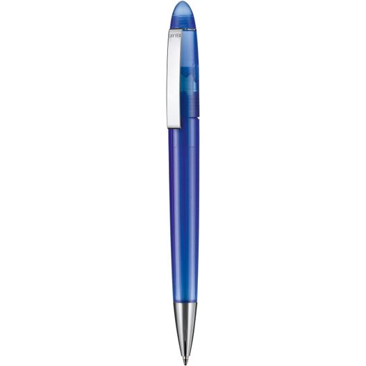 ein blauer stift mit einer silbernen spitze und einer schwarzen spitze Kugelschreiber HAVANNA TRANSPARENT (Bild 1)