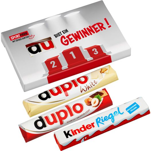 3er Duplo-Pack (1 Duplo klassisch + 1 Duplo weiß + 1 Kinder Riegel) (Bild 1)