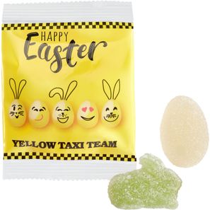 Veganes Ostergelee im kompostierbaren Tütchen