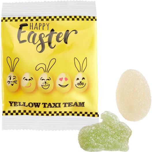 Produktabbildung Veganes Ostergelee im kompostierbaren Tütchen Veganes Ostergelee im kompostierbaren Tütchen (Bild 1)