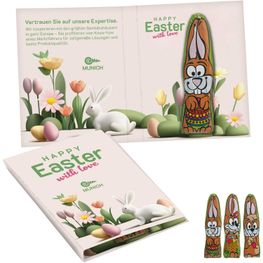 Süßes Briefchen mit MINI-Schoki-Osterhäschen „Standard“