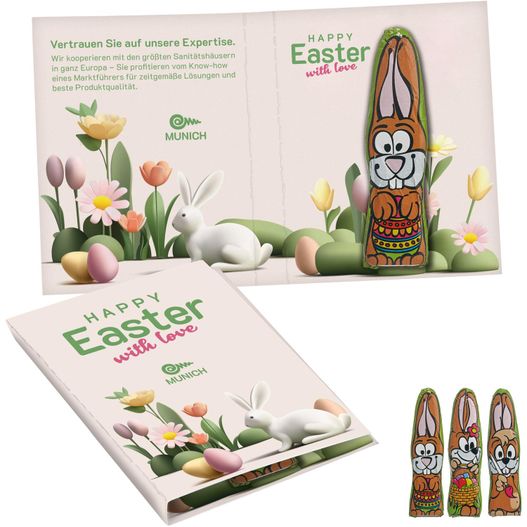 Süßes Briefchen mit MINI-Schoki-Osterhäschen „Standard“ (Bild 1)