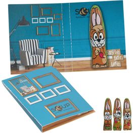 Süßes Briefchen mit MINI-Schoki-Osterhäschen „Standard“