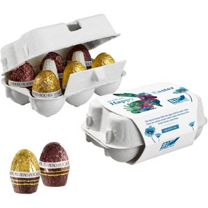 6er Ostereier-Karton mit Ferrero Rocher Eiern